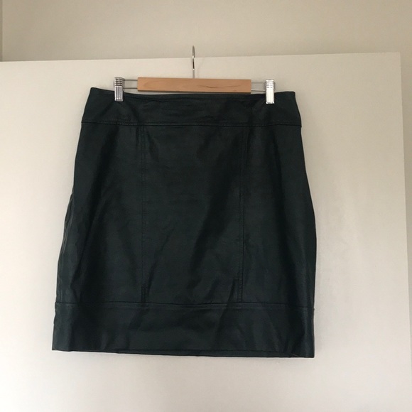 Anthropologie Dresses & Skirts - Vegan leather skirt